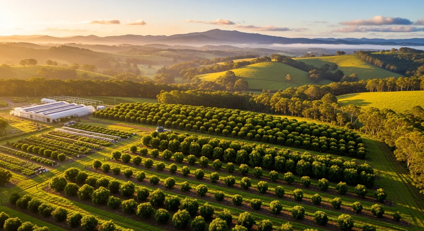 The Picone Exotics orchard at 70 Foxs Lane